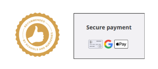 Header display options for showing the school seal and payment icons