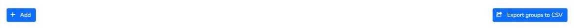 Add and Export groups to CSV buttons
