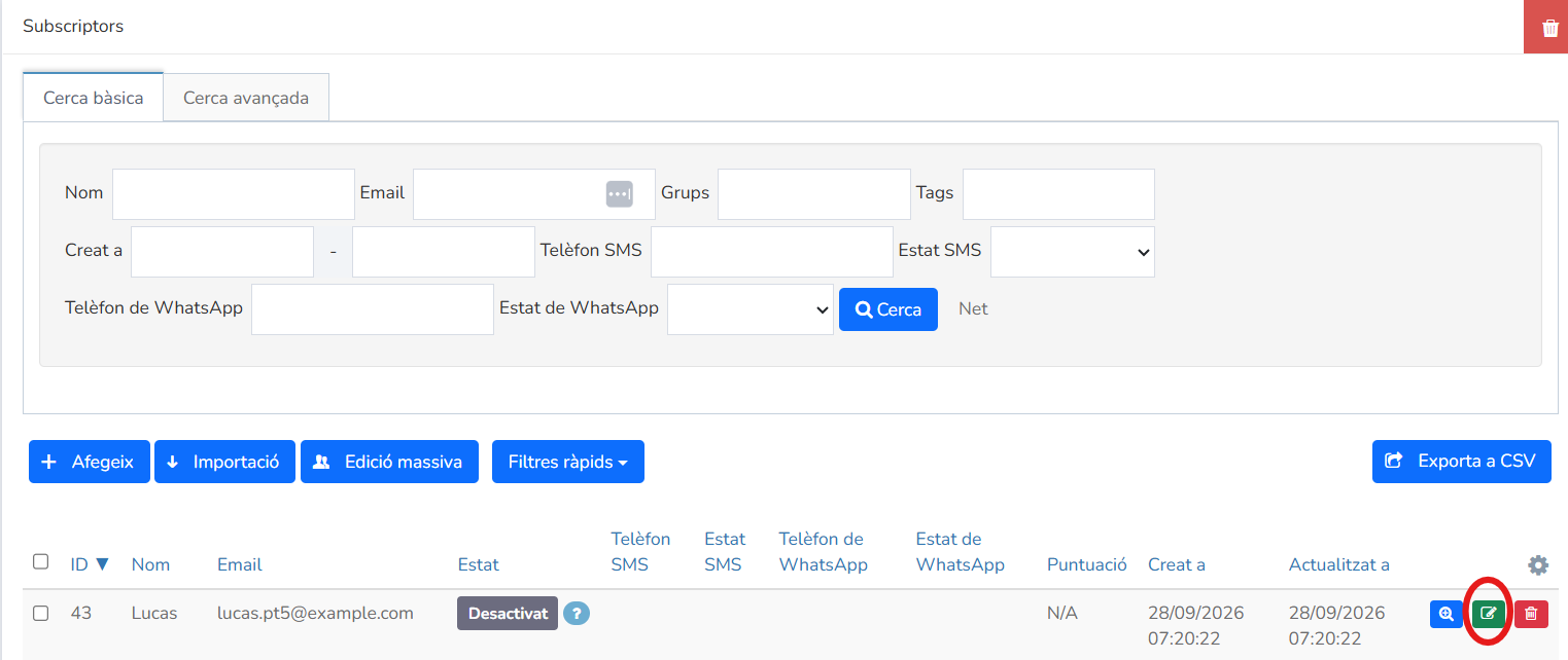 Mailrelay, subscriptors prohibits
