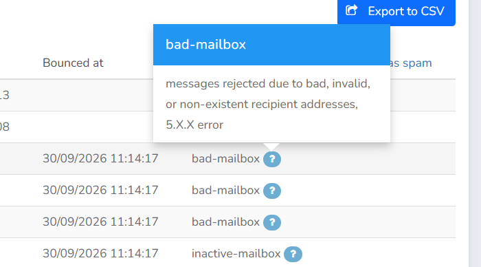Explanation of the bad-mailbox bounce category
