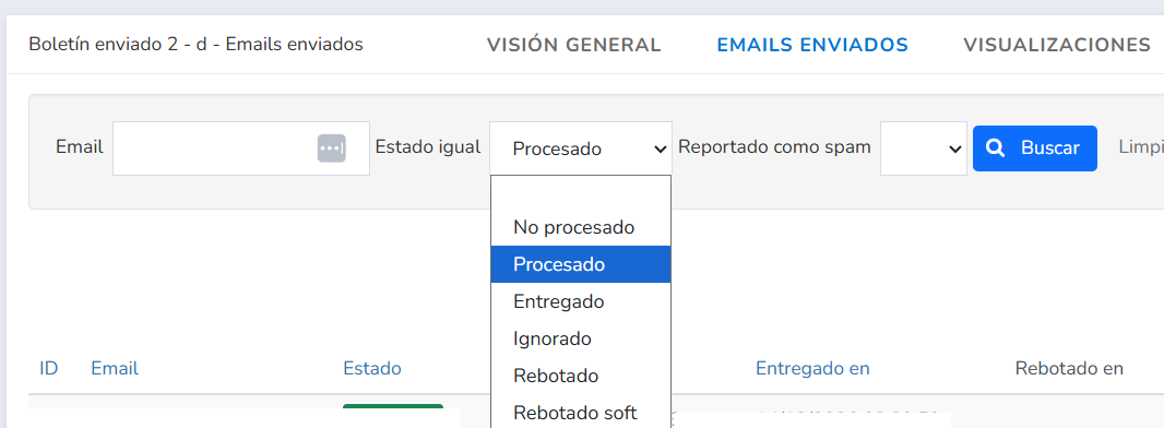 Estado procesado