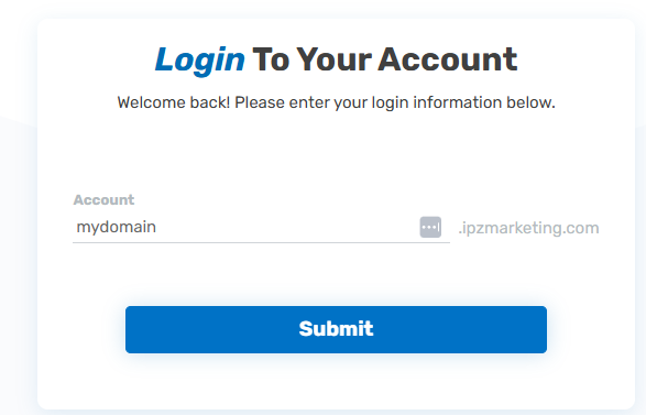 Example of a Mailrelay account address