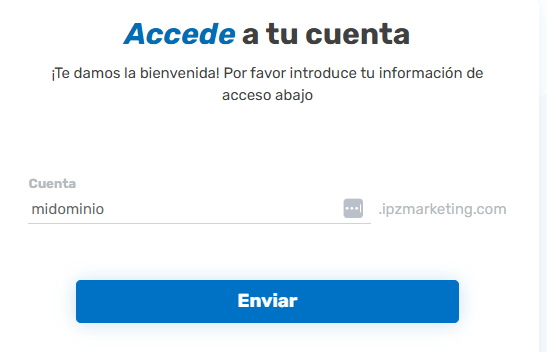 Ejemplo de dirección de una cuenta de MailrelayExemple d'adreça d'un compte de Mailrelay
