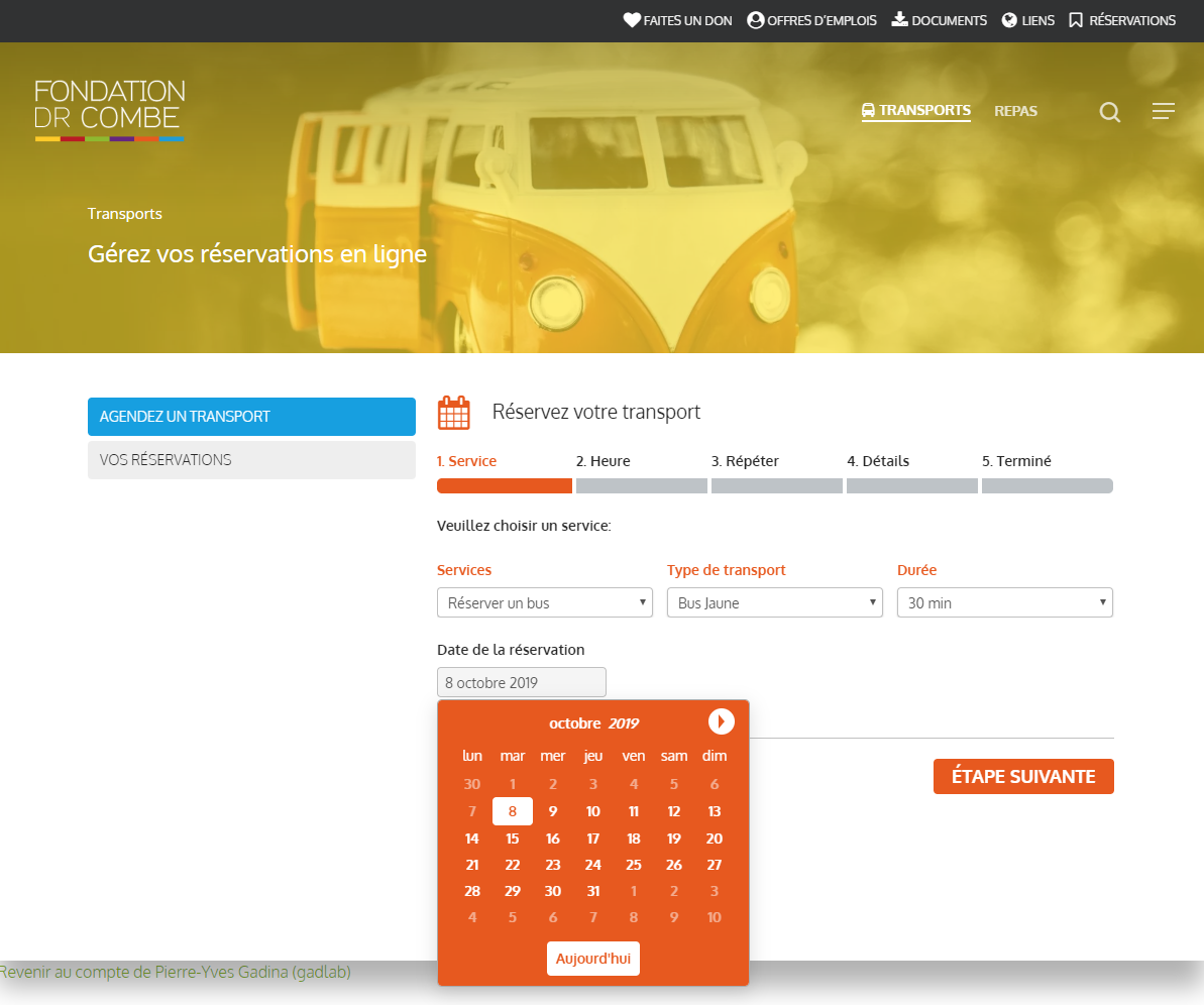 Choix calendrier