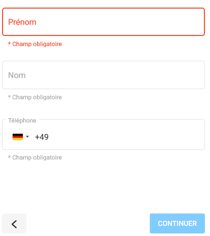 informations personnelles