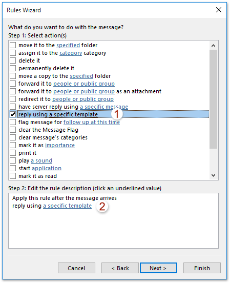 the screenshot of step about auto replying outside organization only in Outlook 6