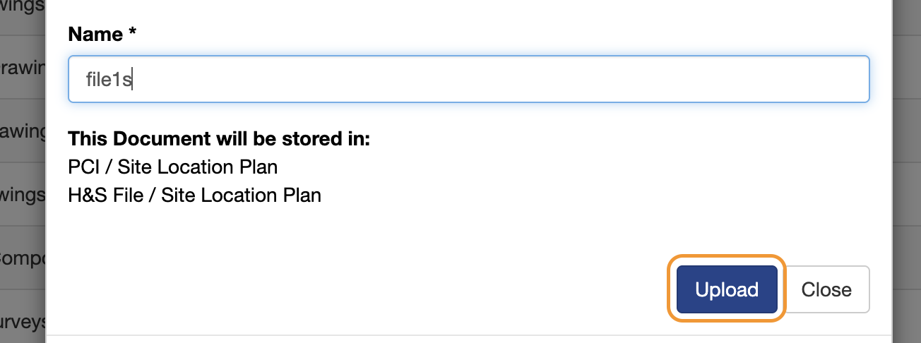 Click on Upload when happy with the details