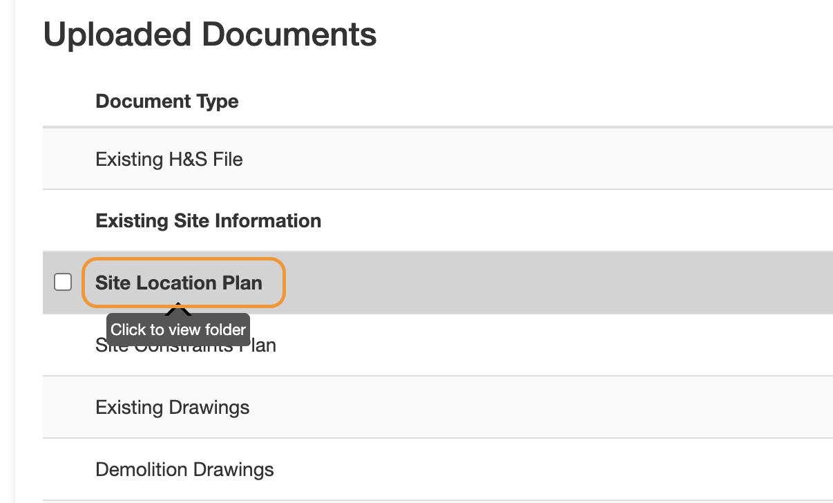You can view the recently uploaded document via the PCI