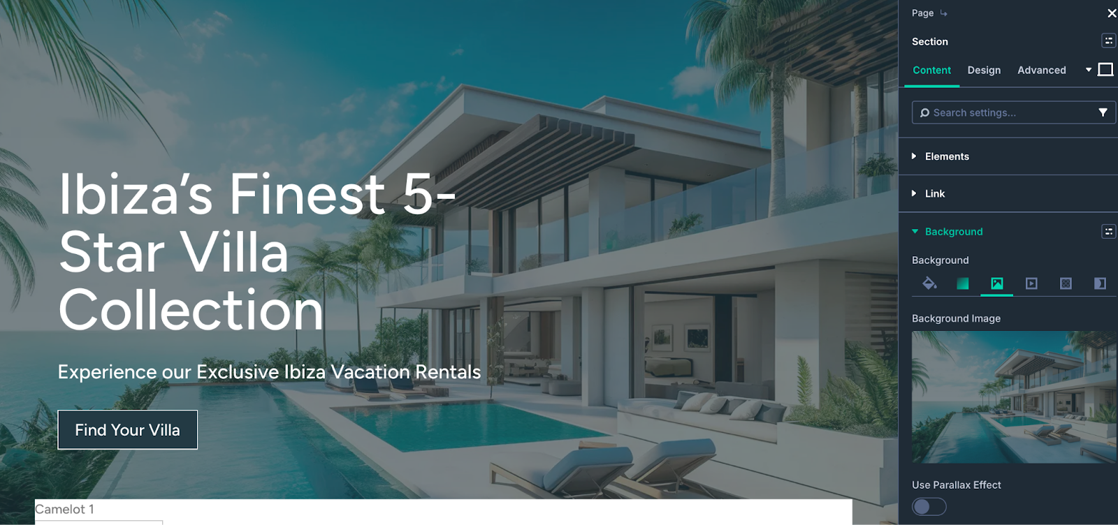 A house with a pool and palm trees
AI-generated content may be incorrect.
