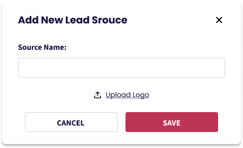 How to create a new lead source