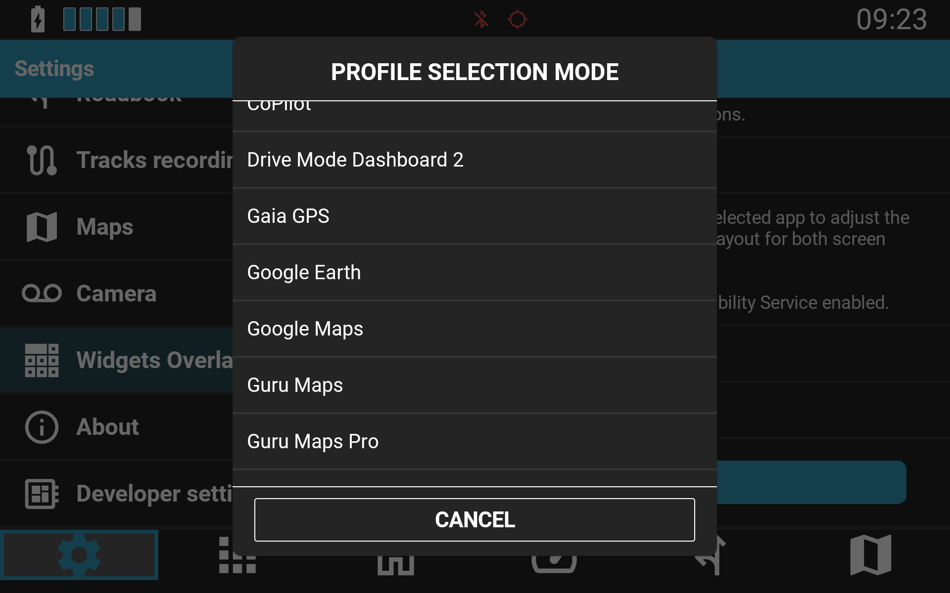 Setup Screen 7