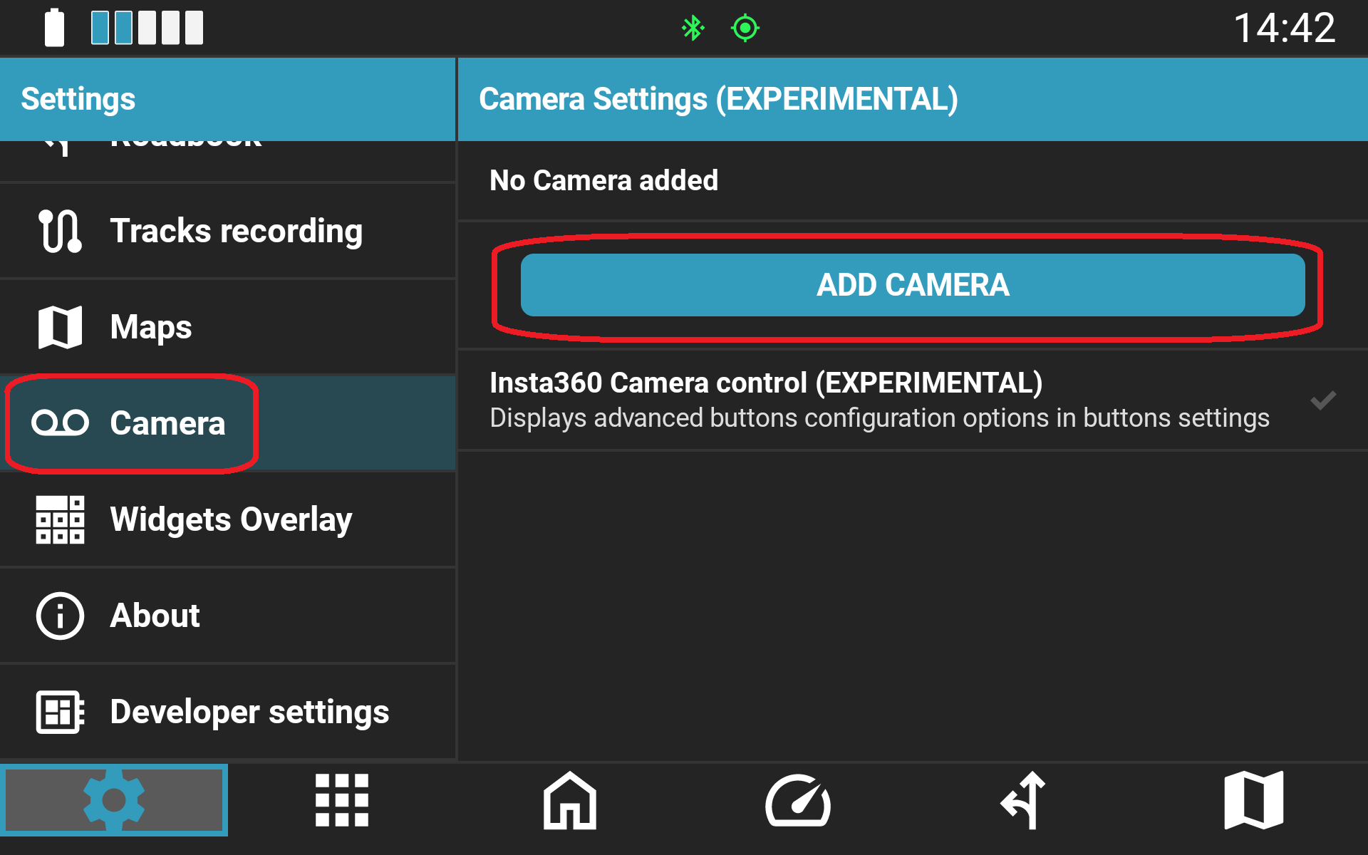 Insta360 Setup Screen 1