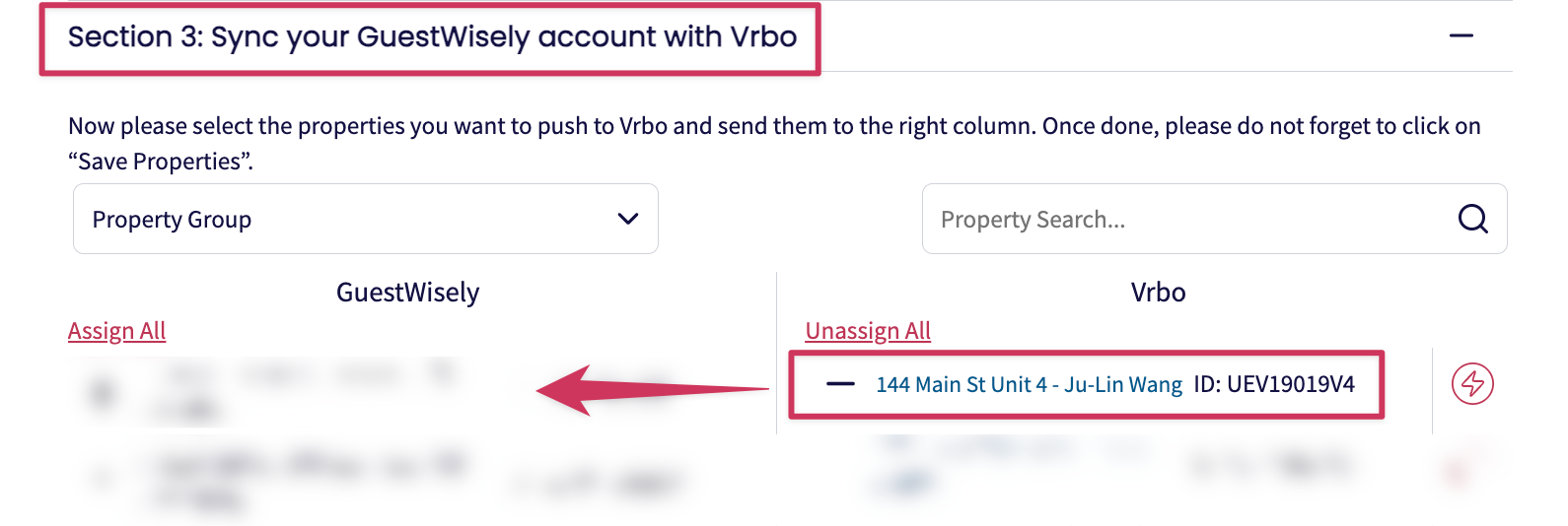 Vrbo property disconnection