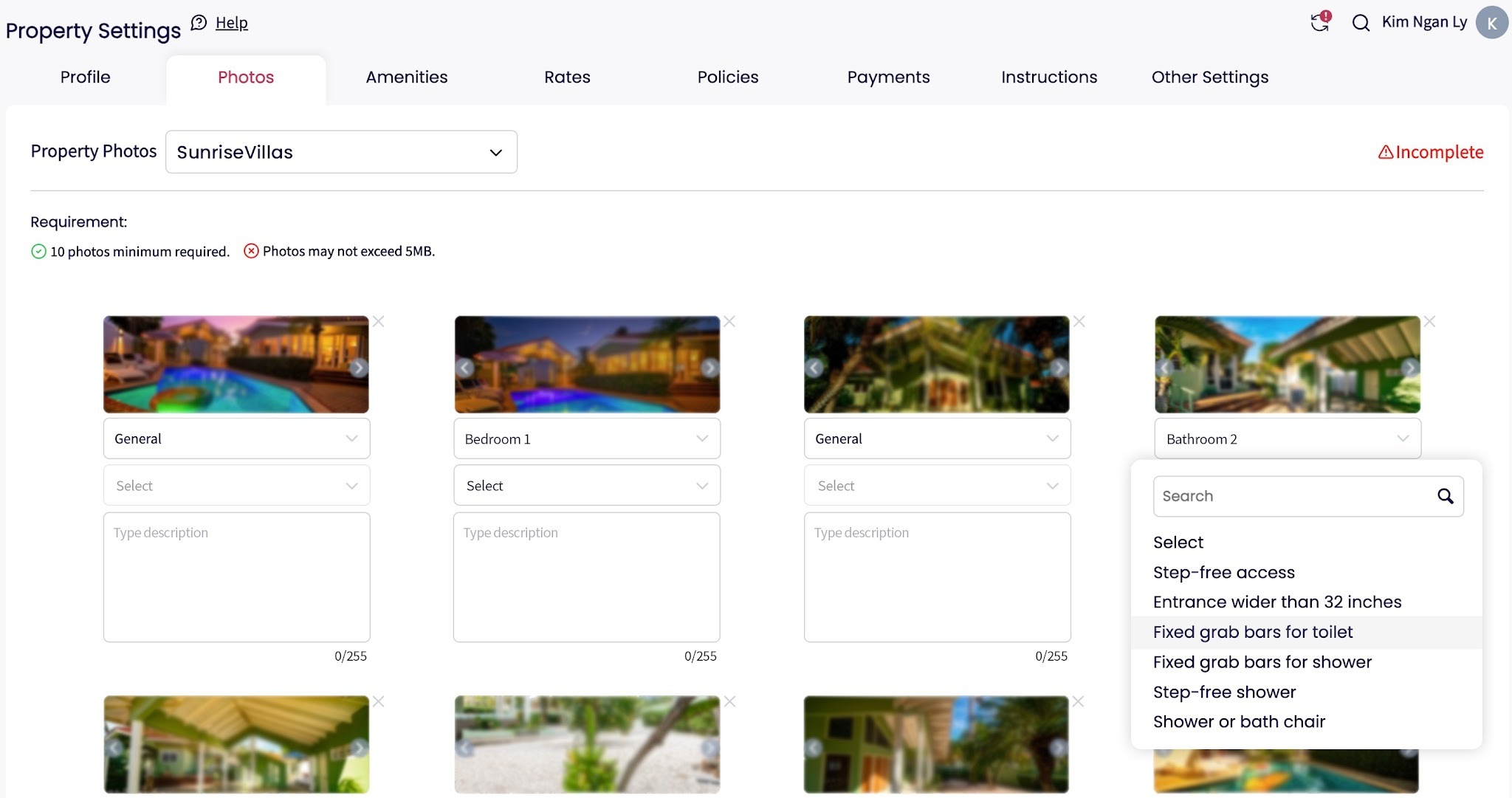 Configuration photo for Airbnb Photo