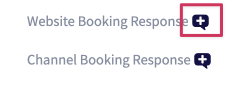 Find templates that show the + icon - these are compatible with message delivery.