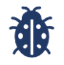 Ladybug with solid fill