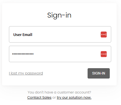 A screenshot of a login form

AI-generated content may be incorrect.