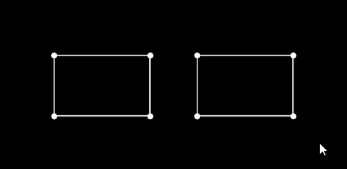 Magnet merging points demo