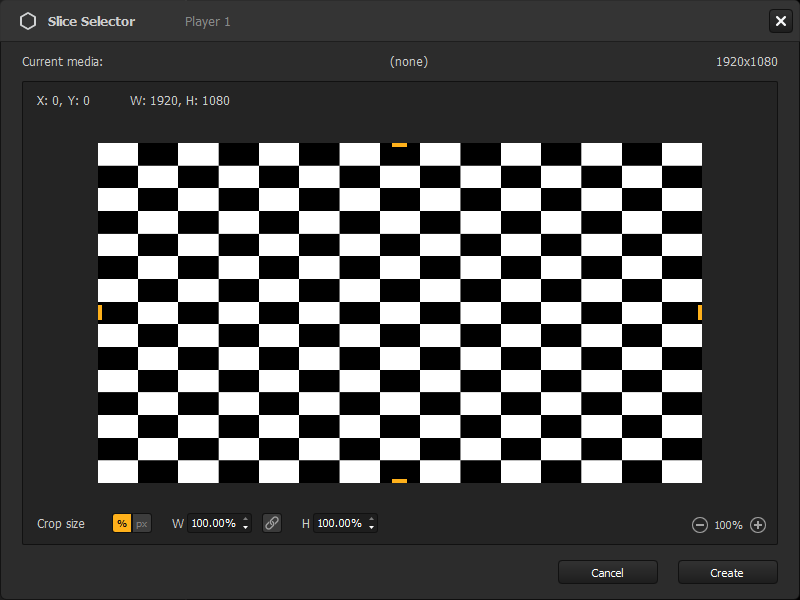 Slice Selector interface overview