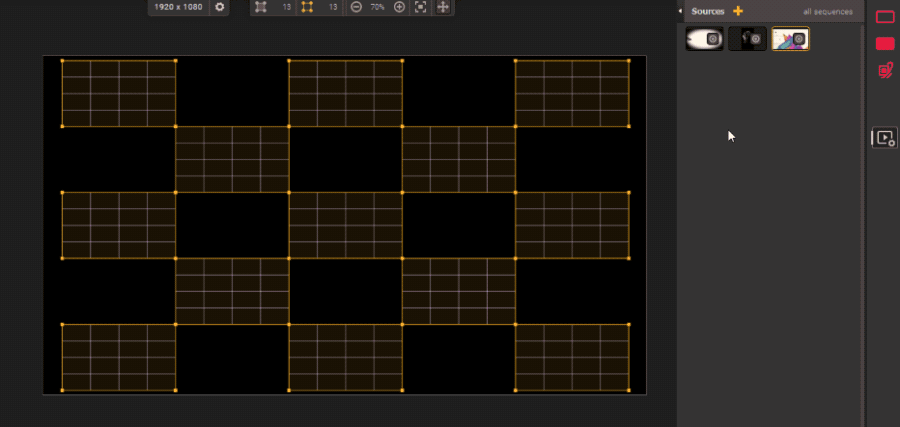 Connecting source to player using target button