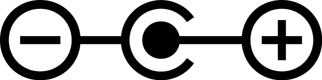 Positive polarity symbol