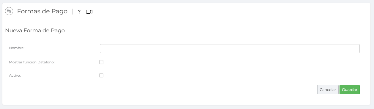 formas de pago vendty