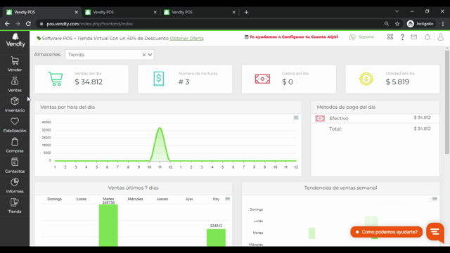 Productos categorias Vendty