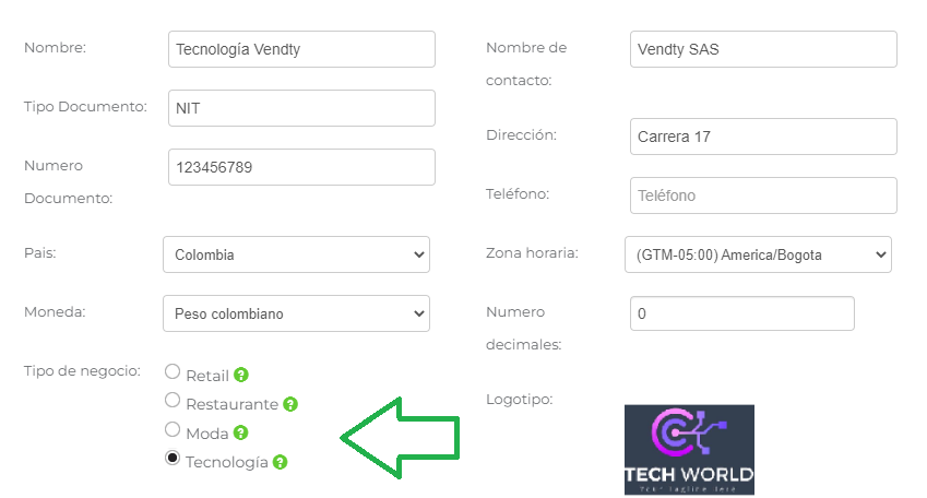 Productos seriales Vendty