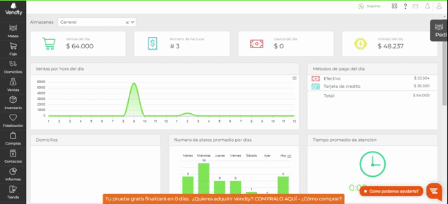 Control gastos Vendty