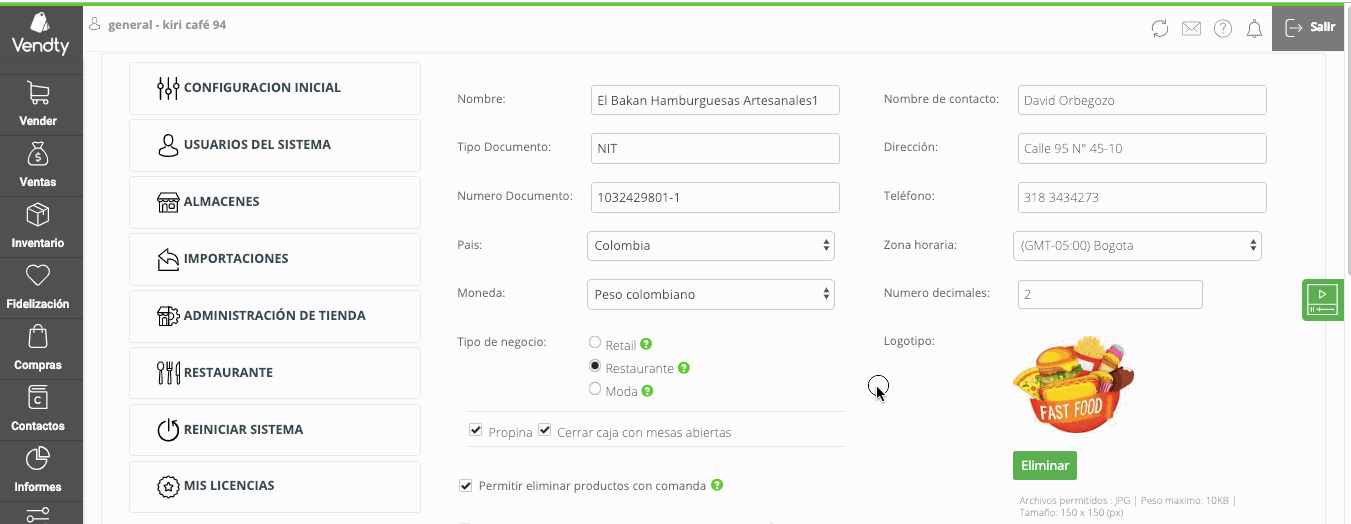 personaliza mesas vendty