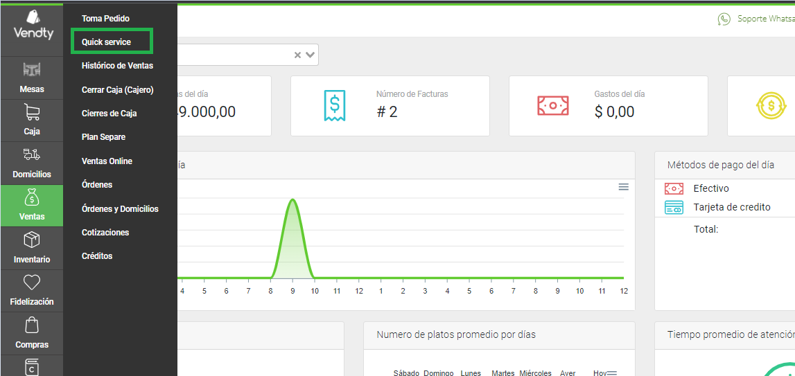 Promocion quick Vendty