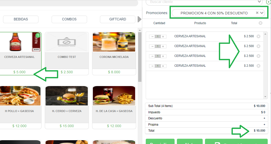 Promocion quick Vendty