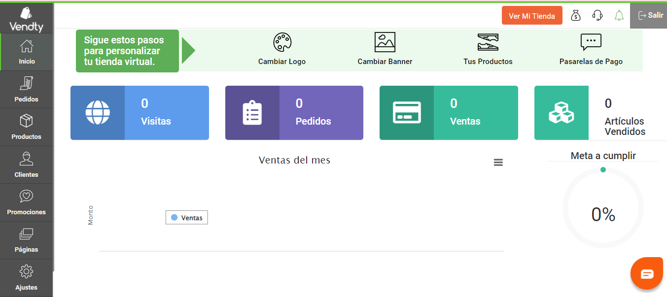 Tienda Virtual Vendty