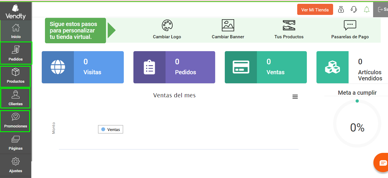 Tienda Virtual Vendty
