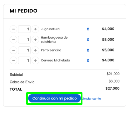 Tienda Virtual Vendty