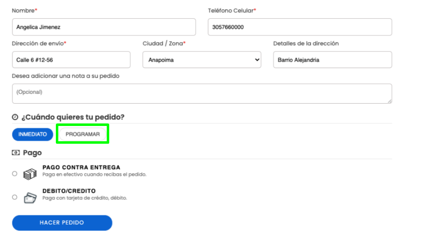 Tienda Virtual Vendty