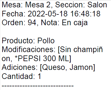 App Toma pedido Vendty