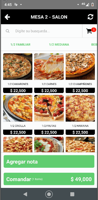 App Toma pedido Vendty