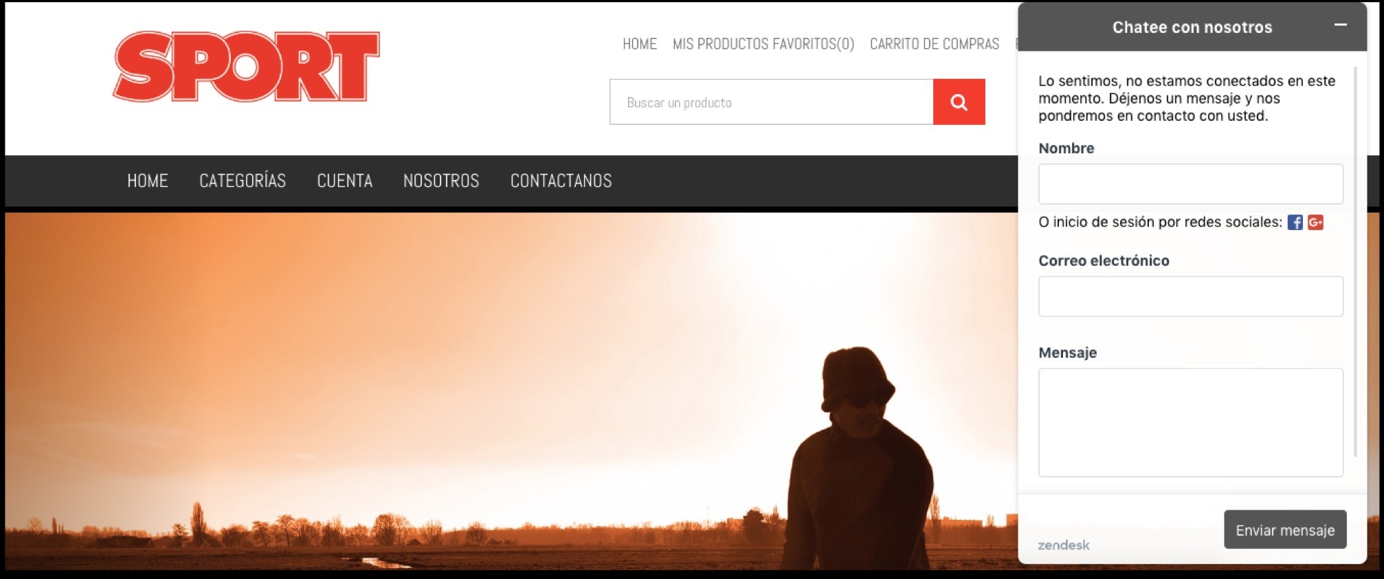 Chat tienda virtual Vendty