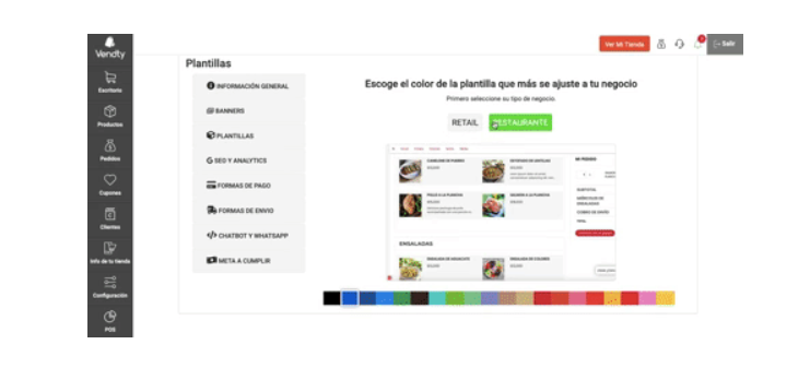 Tienda Virtual Vendty