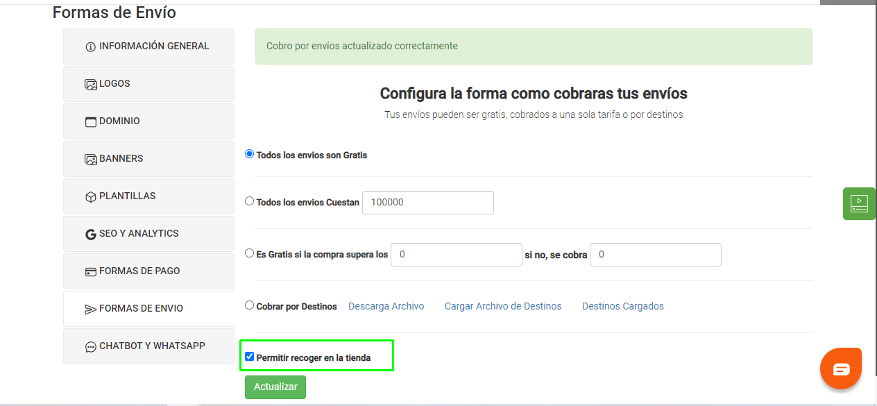 Promiciones tienda Vendty