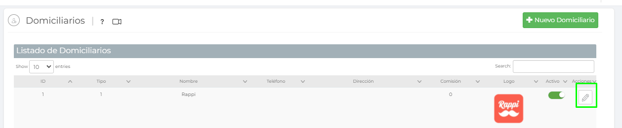 Domiciliarios Vendty