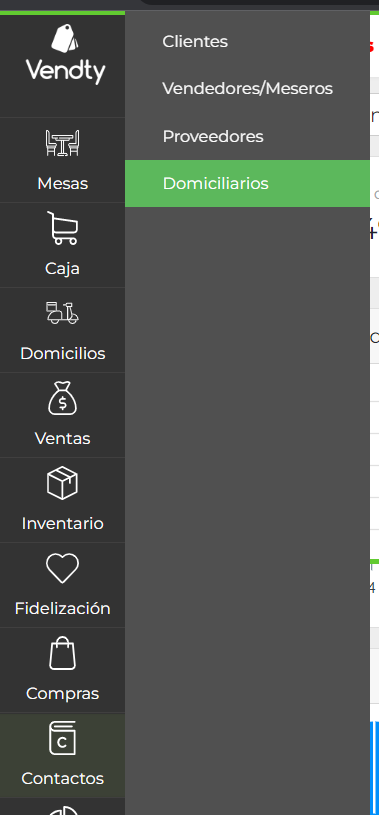 Domiciliarios Vendty