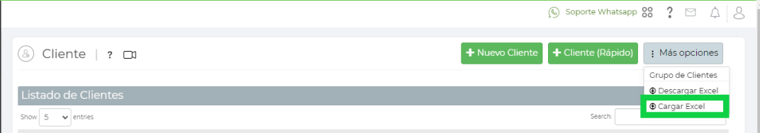 Creacion Clientes Vendty
