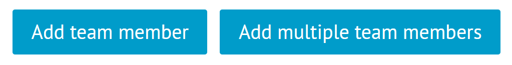 view of 'Add team member' and 'Add multiple team members' buttons