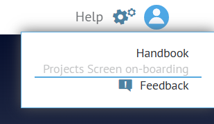 screenshot of 'Help' section available on right hand side of GRADEpro dashboard