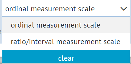 types of measurement scale