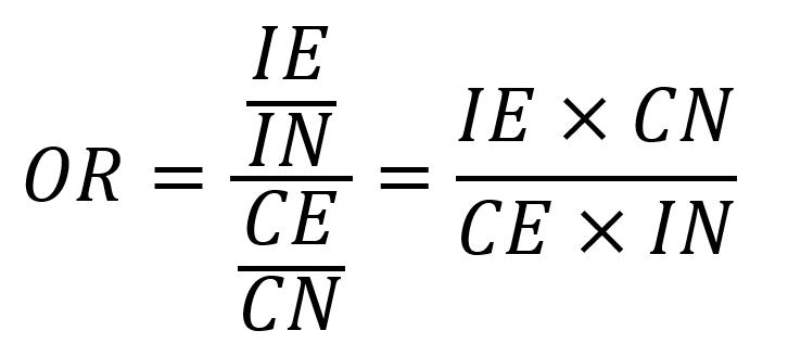 odds ratio formula