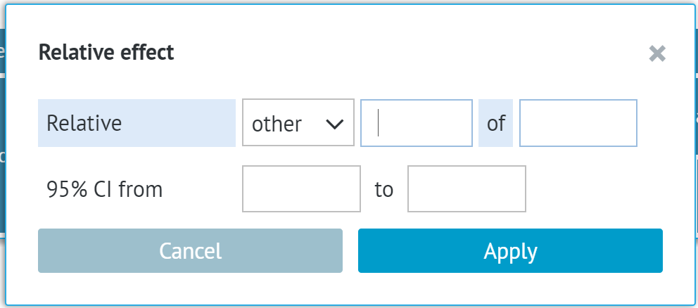 relative effect other option