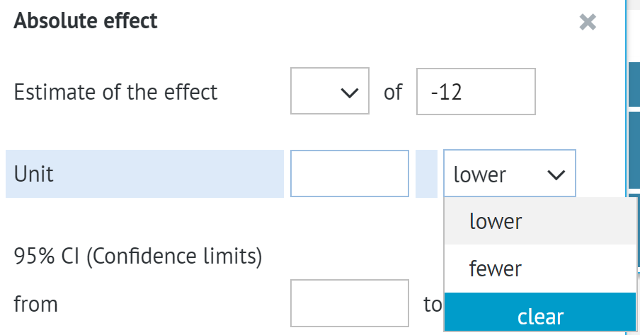 unit types for negative values